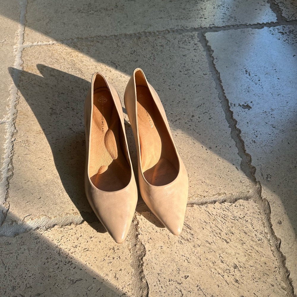WOMENS NUDE BUSINESS HEEL